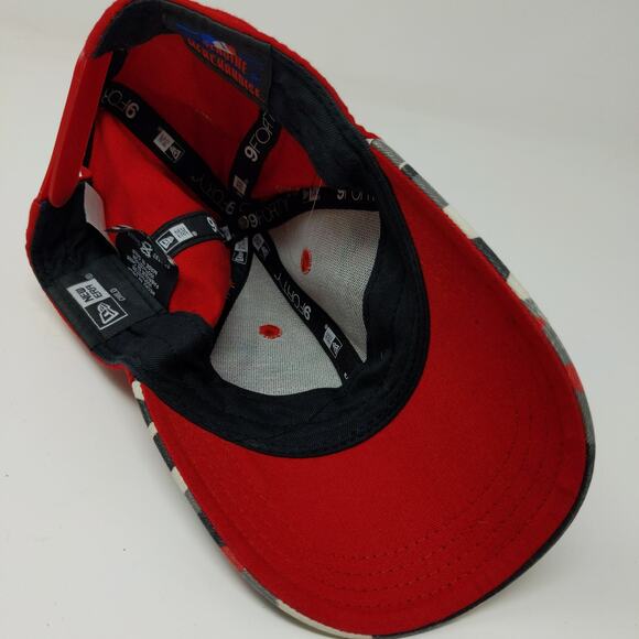New Era 9Forty Cincinnati Reds Red Camo Snapback Hat Size Child Embroidered Logo - Picture 9 of 12